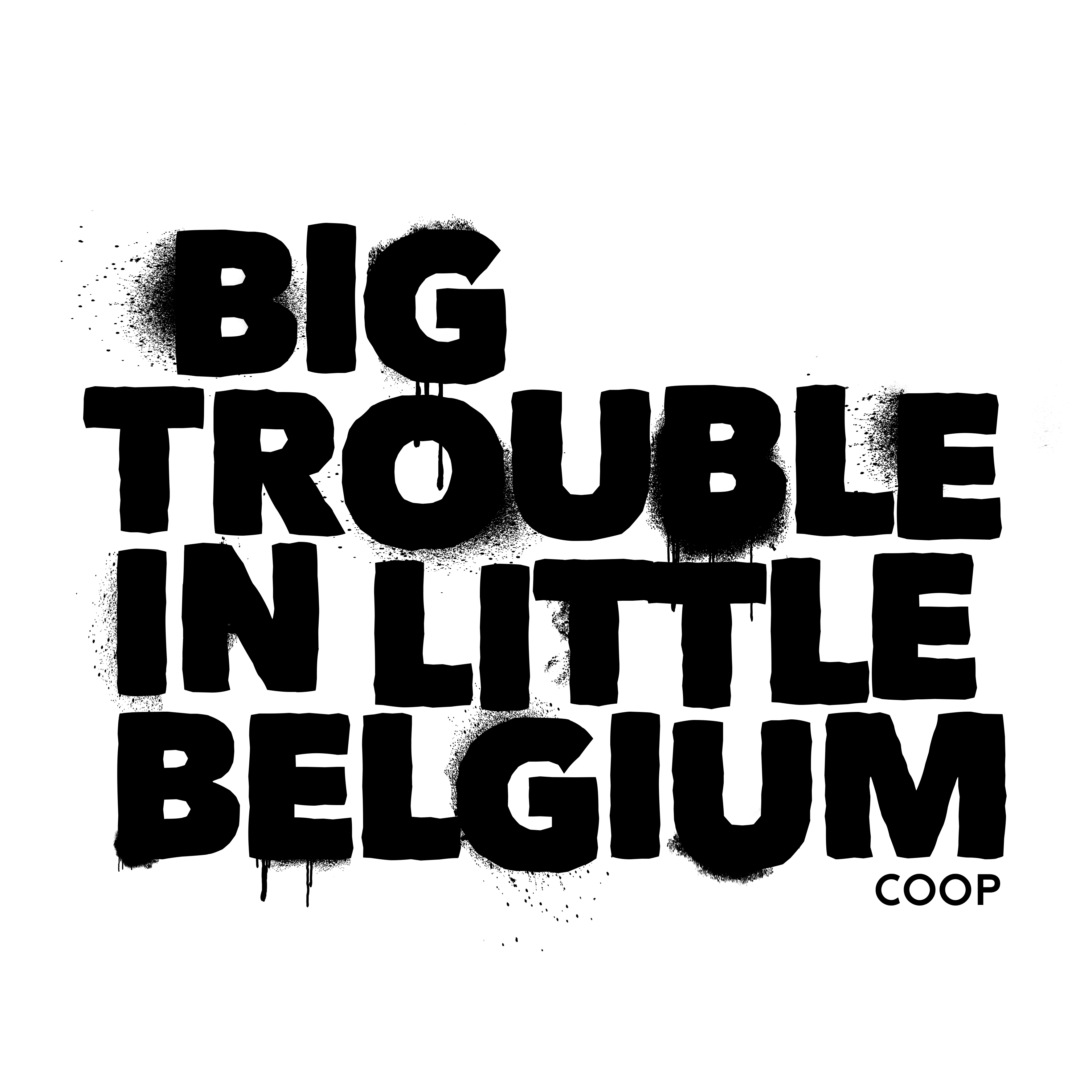 Big Trouble logo noir